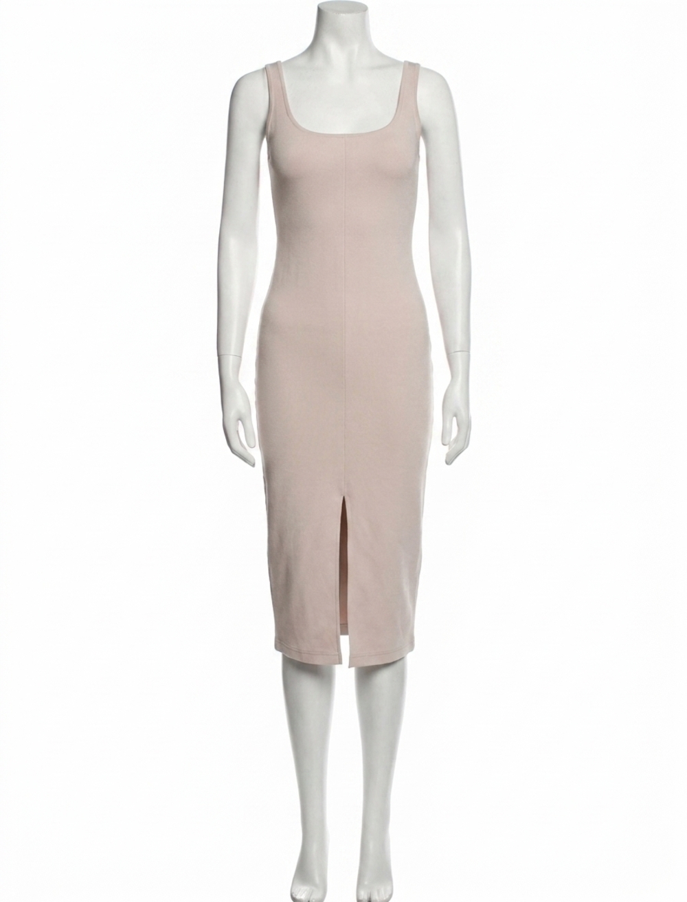 NEW COMMANDO midi tank dress in porcelain